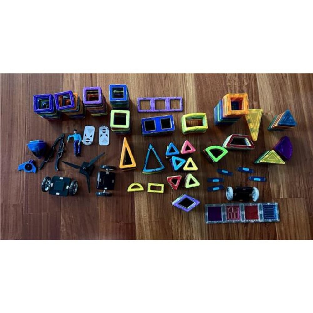 Magformers Massive Lot 376 Pieces + Picasso Tiles Magnetic Building Sets Magna